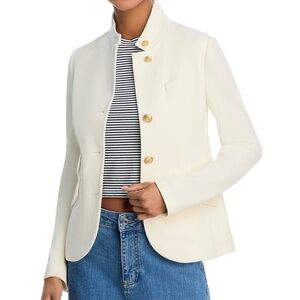 RAG & BONE Textured Knit Cream Blazer with Gold Buttons🌸